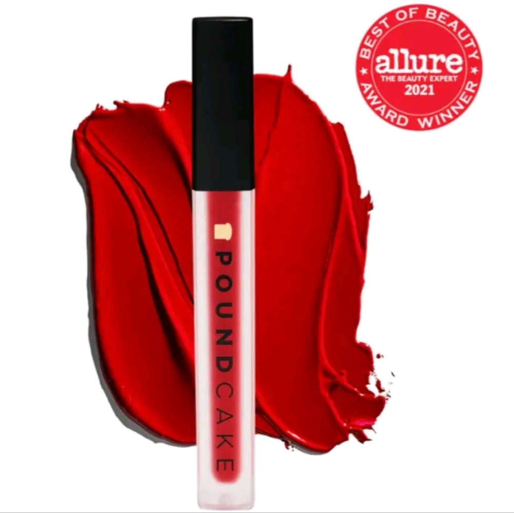 Pound Cake Cake Batter Liquid Lipstick Red Velvet 4 ml .14 fl oz Full Size